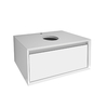 Тумба Dreja INSIGHT, 80 см, 1 ящик, белый глянец и раковина MyJoys Джой, 99.9200 + 641945 - фото, отзывы, цена
